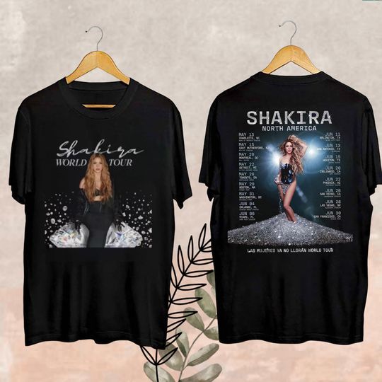 Discover Shakira Shirt, Shakira Las Mujeres Ya No Lloran World Tour 2025 Fan Shirt, Las Mujeres Ya No Lloran Fan Gift