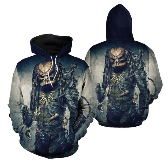Discover Cosplay Predator 3D Hoodie All Over Print