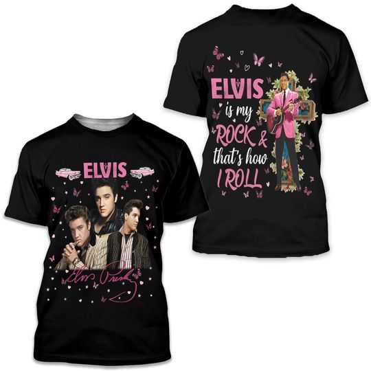 Discover Elvis Presley Tour Graphic T-Shirt