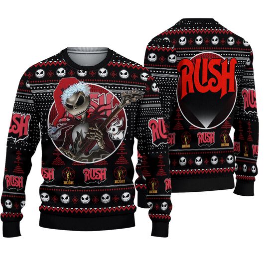 Discover Rush Band Unisex Ugly Sweater, Rush Band Unisex