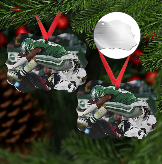 Discover Saquon Barkley Christmas Ornament Saquon Barkley Backwards Move