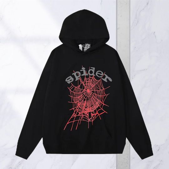 Discover 555555 Hoodies | Spider Web Print Hoodies | Oversized Hoodie