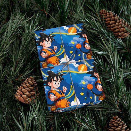 Discover Goku DBZ Inspired Gift Wrap