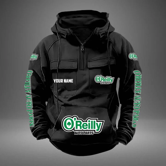 Discover O'reilly Auto Parts Quarter Zip Hoodies Tactical Hooded Sweatshirts with Pockets