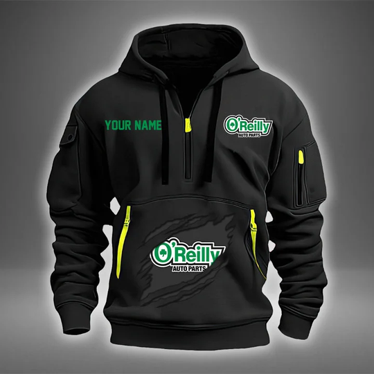 Discover O Reilly Auto Parts 2D Quarter Zip Hoodie XTHS2713