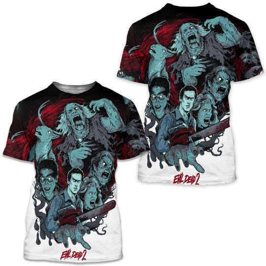 Discover NEW!! The Evil Dead 3D All Over Print T-shirt Size S-5XL Gift Halloween