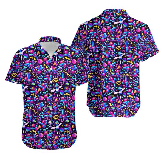 Discover Porygon Z Hawaiian Button-Up Shirt