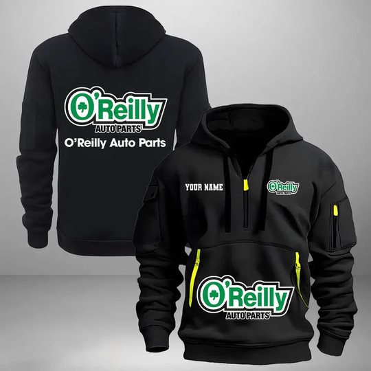 Discover Personalized Name O Reilly Auto Parts 2D Quarter Zip Hoodie