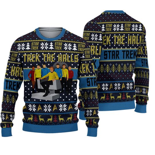 Discover Trek the Halls Ugly Sweater, Mike Tyson Xmas Sweater