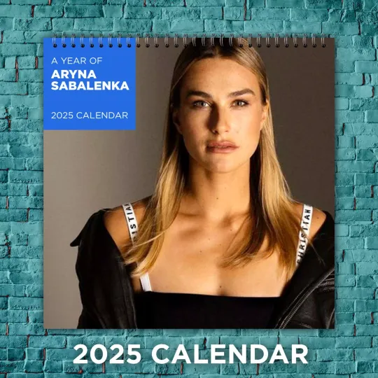 Discover Aryna Sabalenka 2025 Tennis Stars Calendar, 12-Month Athlete Wall Calendar
