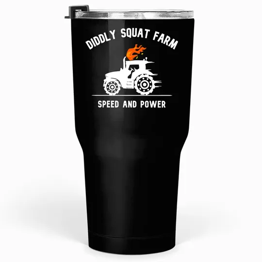 Discover Diddly squat farm shop logo tractor Tumblers 30 oz