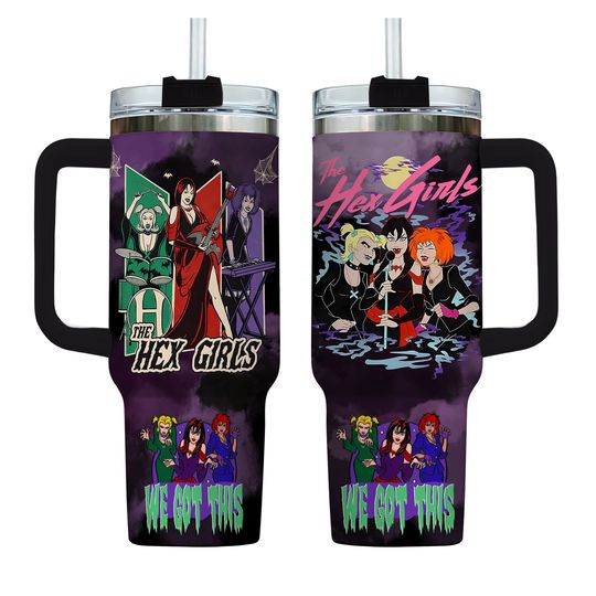 Discover Halloween Hex Girls 40oz Tumbler - Stainless Steel Halloween Gift