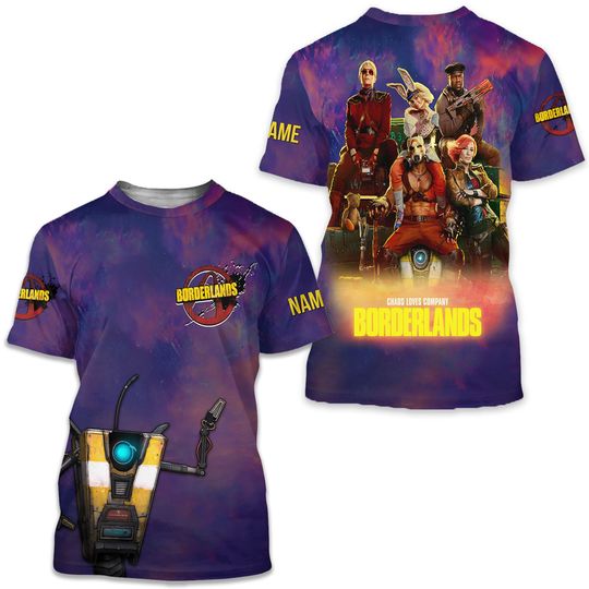 Discover Borderlands Chaos Love Company In Borderlands 3D T Shirt