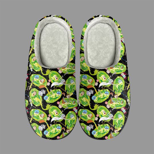Discover Rick and Rickandmorty Cozy Unisex Winter Slippers