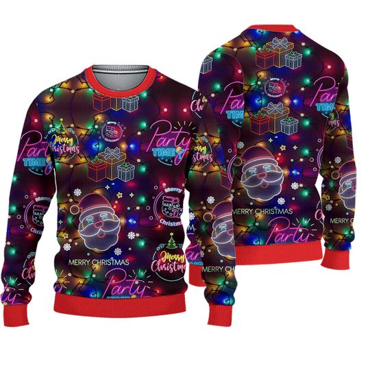 Discover Ugly Neon Lighting Christmas Sweater