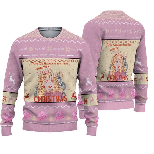 Discover Christmas Holly Dolly Sweater, Holly Dolly Ugly Sweater