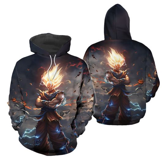 Discover Dragon Ball Hoodie, Anime 3D Hoodie