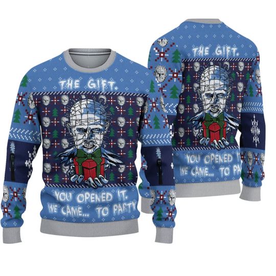Discover Hellraiser Christmas Ugly Sweater