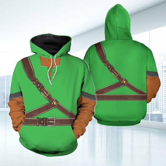 Discover Link Legend of Zelda Cosplay Hoodie - Zelda Inspired Costume