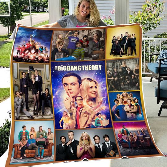 Discover The Big Bang Theory Fleece Blanket, Bazinga Sheldon Xmas Blanket, Sheldon