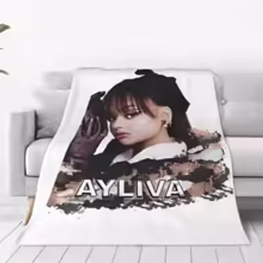 Discover Ayliva In Liebe 2024 Blanket Music Tour Picnic Flannel Throw Blanket