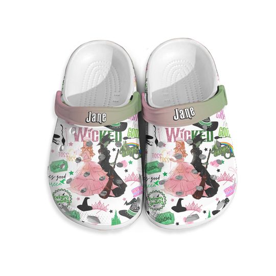 Discover Custom Name Wicked The Wizard Of Oz Clogs