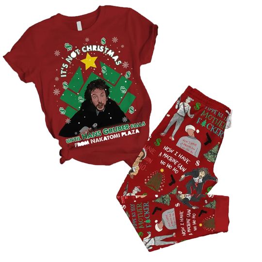 Discover Merry Christmas Die Hard Pajamas, Its Not Christmas TShirt