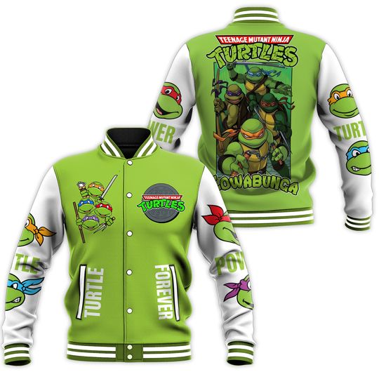 Discover Teenage Mutant Ninja Turtles Cowabunga Baseball Jacket