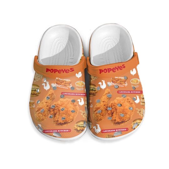 Discover Popeyes Clogs, fast food Clogs, Louisiana kitchen Clog, Popeyes Fan