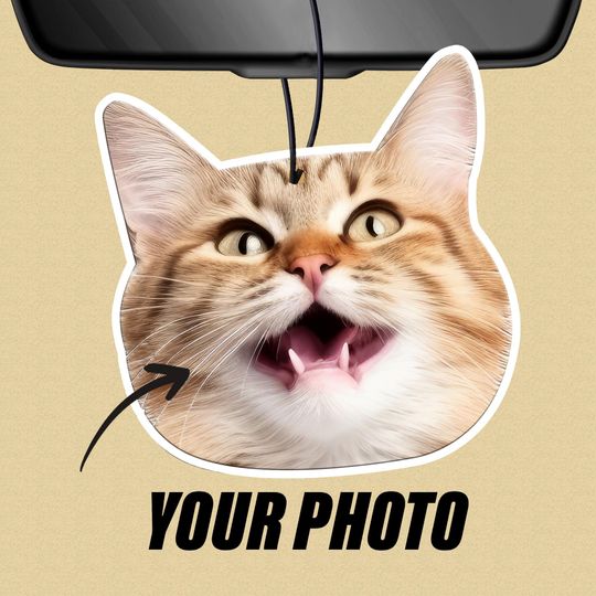 Discover Personalized Photo Air Freshener - Custom Car Accessory