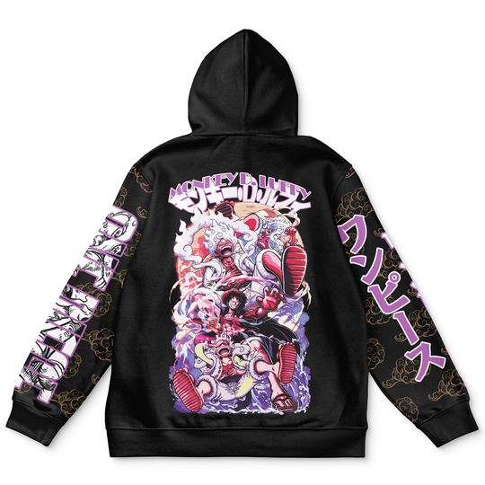 Discover Monkey D. Luffy Gear 5th V4 One P Anime 3D Printed Hoodie