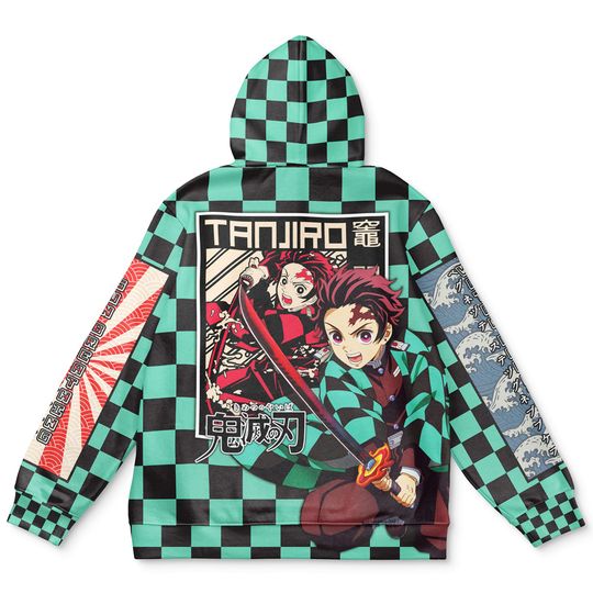 Discover Kamado tanjiror Haori demon Anime 3D Printed Hoodie