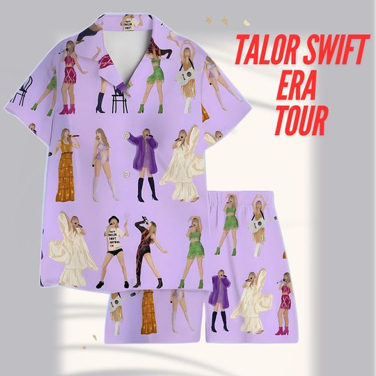 Discover Cool Pajamas Short Set - taylor Version, Swiftie Inspired Pijamas
