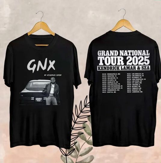 Discover Grand National Tour Shirt, Grand National Tour Merch, Kendrick Lamar Fan Gift