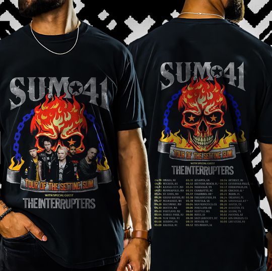 Discover Sum 41 American Tour 2025 Hoodie