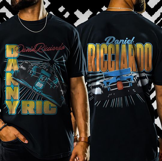 Discover Dan!el Ricciardo Racing T-Shirt, World Tour 2023 T-Shirt
