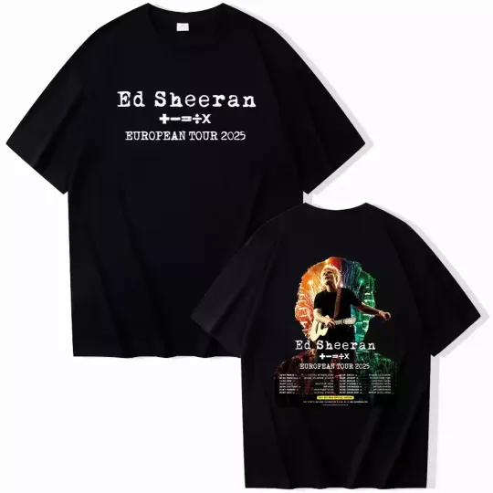 Discover Ed Shee european tour 2025 T-Shirt For Fans Double Sided