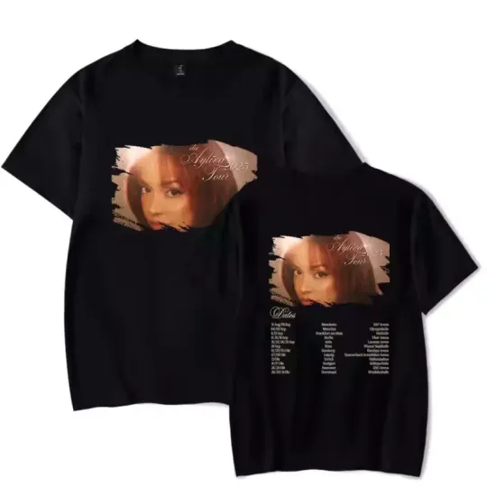 Discover Ayliva 2025 Tour T-Shirt For Fans Double Sided