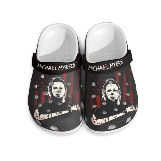 Discover Halloween Michael Myers Clogs, Michael Myers Sandals, Horror Movie Shoes, Spooky Season Vibes Trick Or Treat
