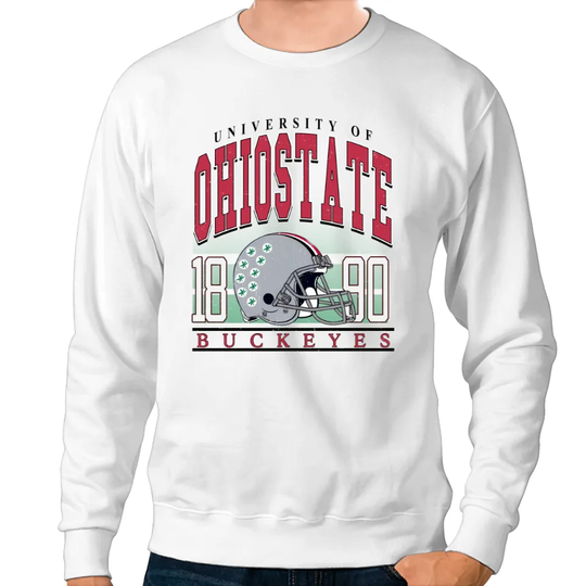 Discover Vintage Ohio State Crewneck Sweatshirt, Distressed Ohio State Sweatshirt
