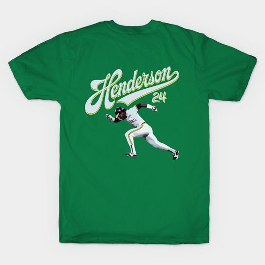 Discover Rickey Henderson Oakland Man of Steal - Rickey Henderson - T-Shirt