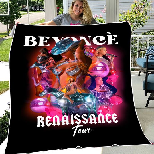 Discover Beyonce Renaissance fleece blanket