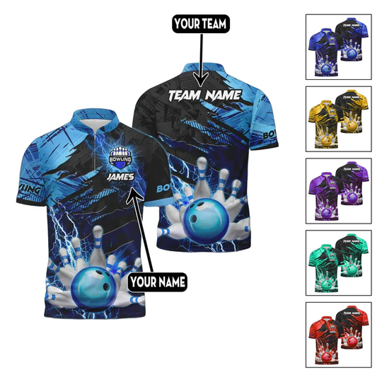 Discover Custom Bowling Jersey For Team, Gift For Fan, Bowling Lovers BO0171