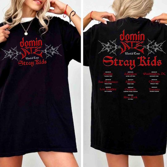 Discover Stray Kids World Tour 2025 Shirt