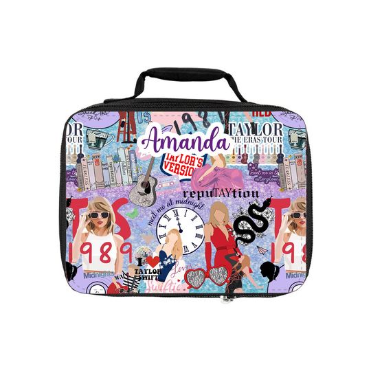 Discover Personalized Pop Singer Icon Lunch Box Bag