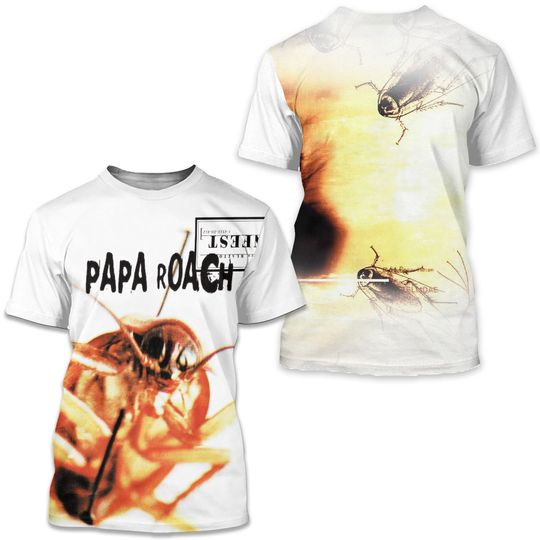 Discover Papa Roach music vintage 3D Tshirt