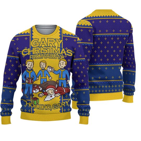 Discover Gary Fallouts Ugly Christmas Sweater, Christmas Sweater, Ugly Knitted Sweater