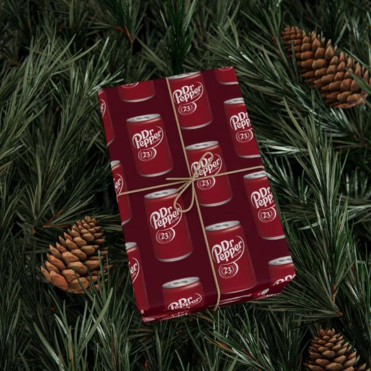 Discover Dr Pepper Gift Wrap, Dr Pepper Gift Wrapper, Soda Presents Decor