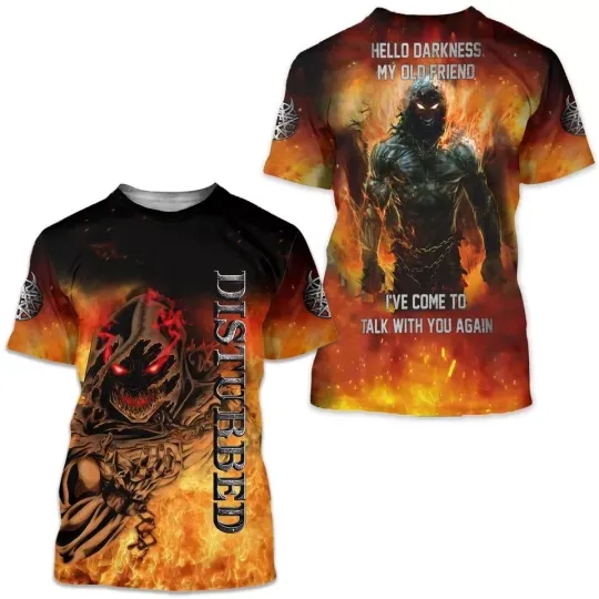 Discover Disturbed Band Shirt Disturbed Band 3D Shirt Short Sleeve