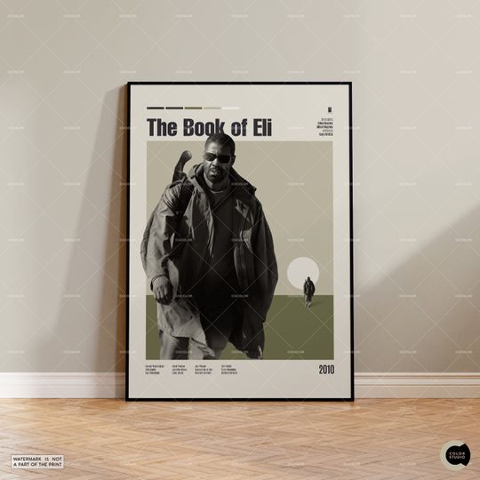 Discover The Book of Eli Vintage Movie Poster - Mid Century Film Print